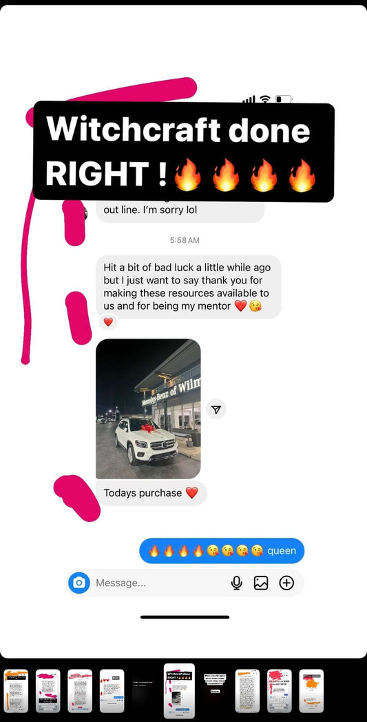 She went from nothing to buying a luxury car ( advanced member)